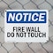 Signmission Fire Wall Do Not Touch OSHA Notice Sign, Plastic, 10in W x 7in L, 2PK OS-2PACK-NS-P-710-L-12711 - alternate 5